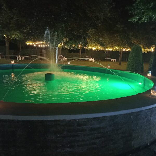 fontana illuminata VILLA AMORENO Merlara (Padova)