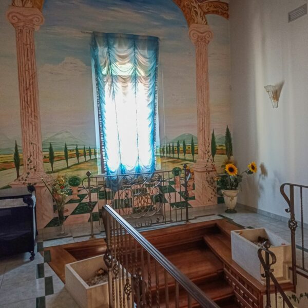 particolare scalinata VILLA AMORENO Merlara (Padova)