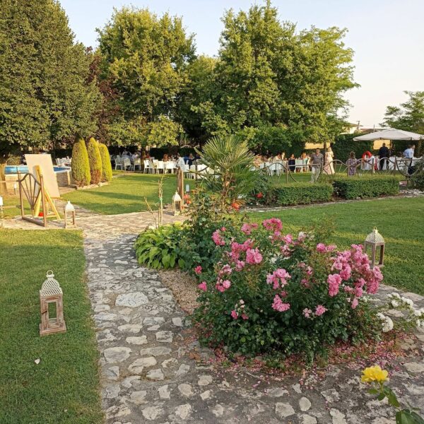 veduta buffet VILLA AMORENO Merlara (Padova)